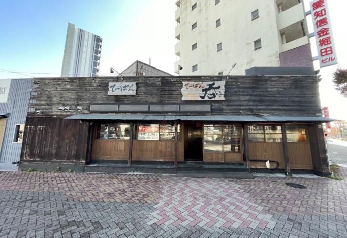 【名古屋市瑞穂区 堀田駅 居抜き】大通り交差点角地の飲食店居抜き店舗／重飲食相談可・ロードサイド立地