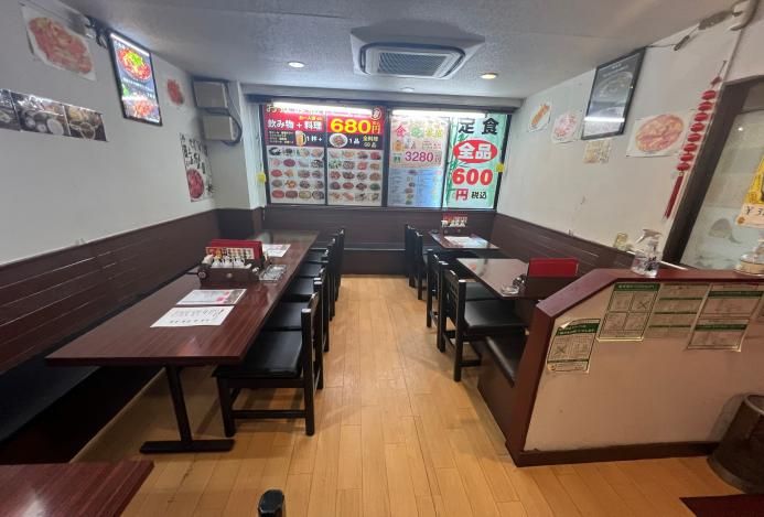 【平井 居抜き物件】駅徒歩1分／中華料理店居抜き約19坪／駅前ビル2階／居酒屋・中華・エスニック向け飲食店物件（江戸川区）