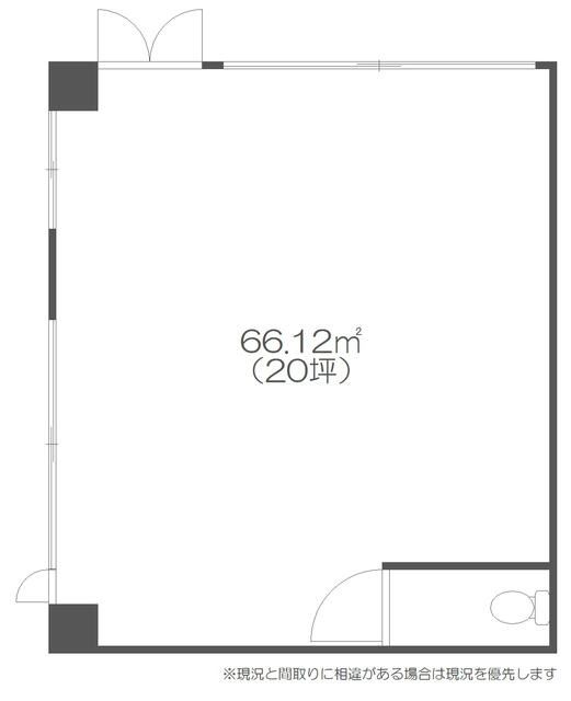 【港区南青山】外苑前駅徒歩3分・1階路面スケルトン／3駅利用可（約20坪）
