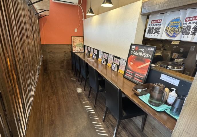 【福岡県粕屋町・長者原駅徒歩5分】乗降8,330人×半径500m飲食27店／競合少なめロードサイド1階飲食店居抜きテナント15.5坪