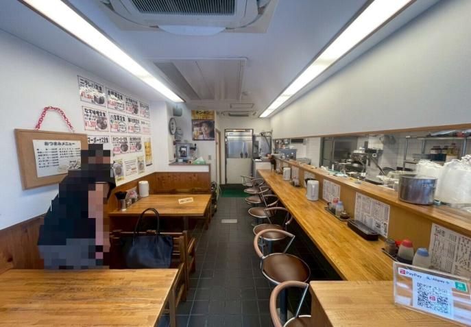 【荒川区】町屋駅徒歩1分／2番出口すぐ／飲食店居抜き物件／1階路面店舗／即営業可能／約12.4坪