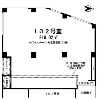 葛西駅徒歩1分！駅至近の大型スケルトン物件