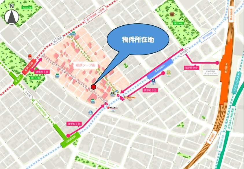 【神戸市兵庫区】新開地駅徒歩4分／1階路面／スナック居抜き／カラオケバー、スナック適地／約10.24坪
